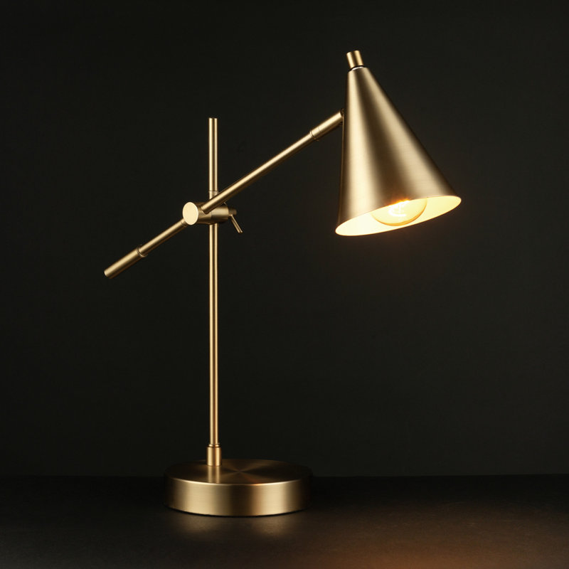 Bevely Adjustable Architect Lamp Lamp, Brass