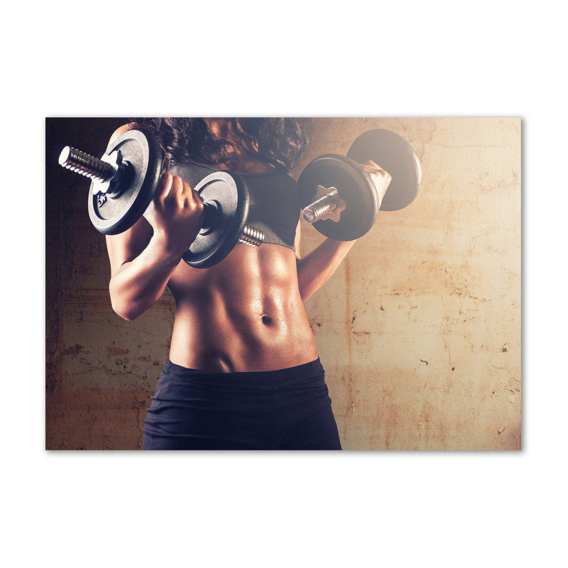 Muscle Building - No Frame Print on Canvas