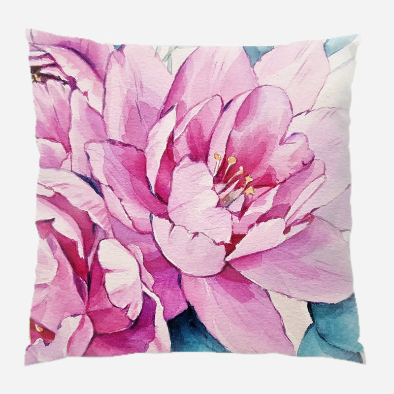 Coussin décoratif art Stevie, Intérieur, Microsuède