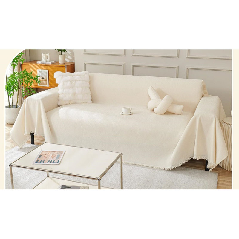 Sofa Slipcover, Beige