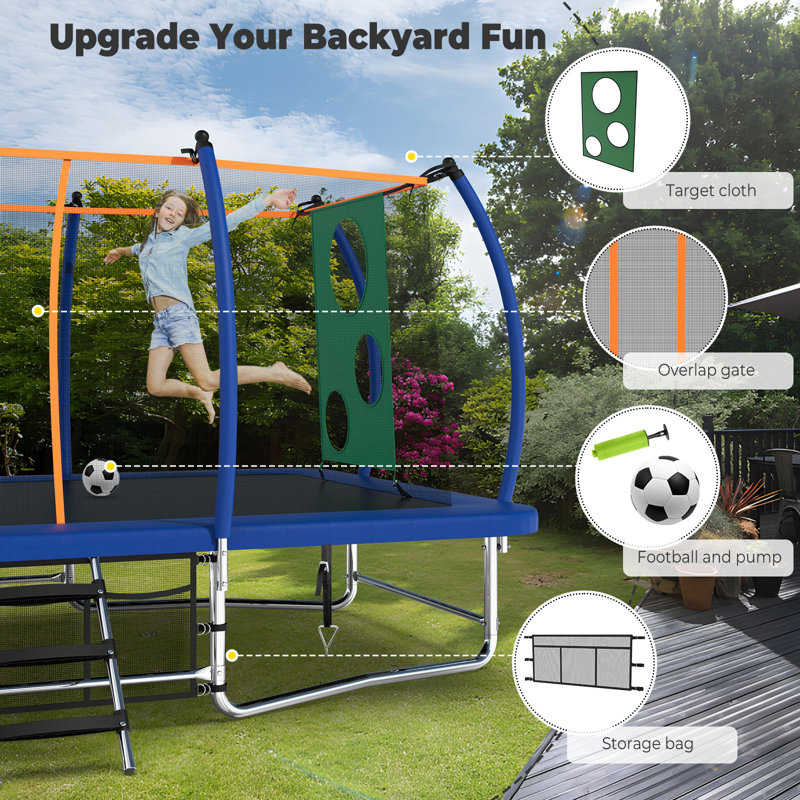 Trampoline Sapphome, Bleu