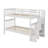 Twin Over Twin Bunk Bed With Storage And Guard Rail-1605977188