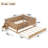 Wooden Bed With Built-In Bookshelves And Trundle-148622200-148622207