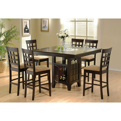 Tolland Cappuccino 7-Piece Dining Set