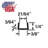 Plastic 0.375 Inch Wide Molding Track-78738323