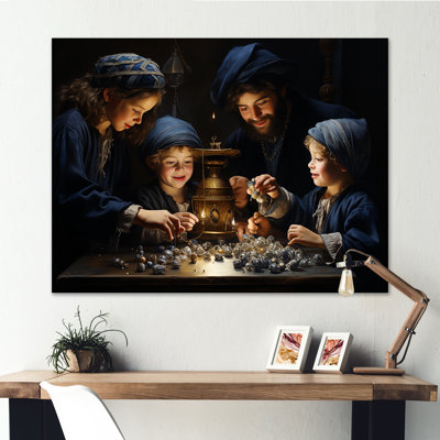 " Judaism Family Dreidel Drama I "