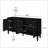 Nickolas 60" Wooden Accent Cabinet with Sunburst Doors & Adjustable Shelves-114286382