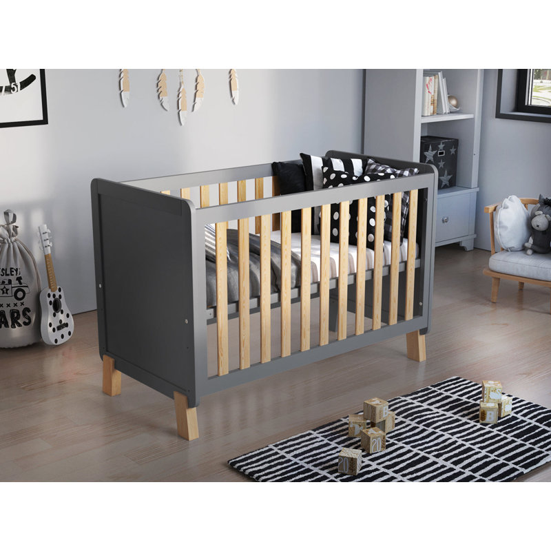 Kucera Cot Bed, Grey/Pinee