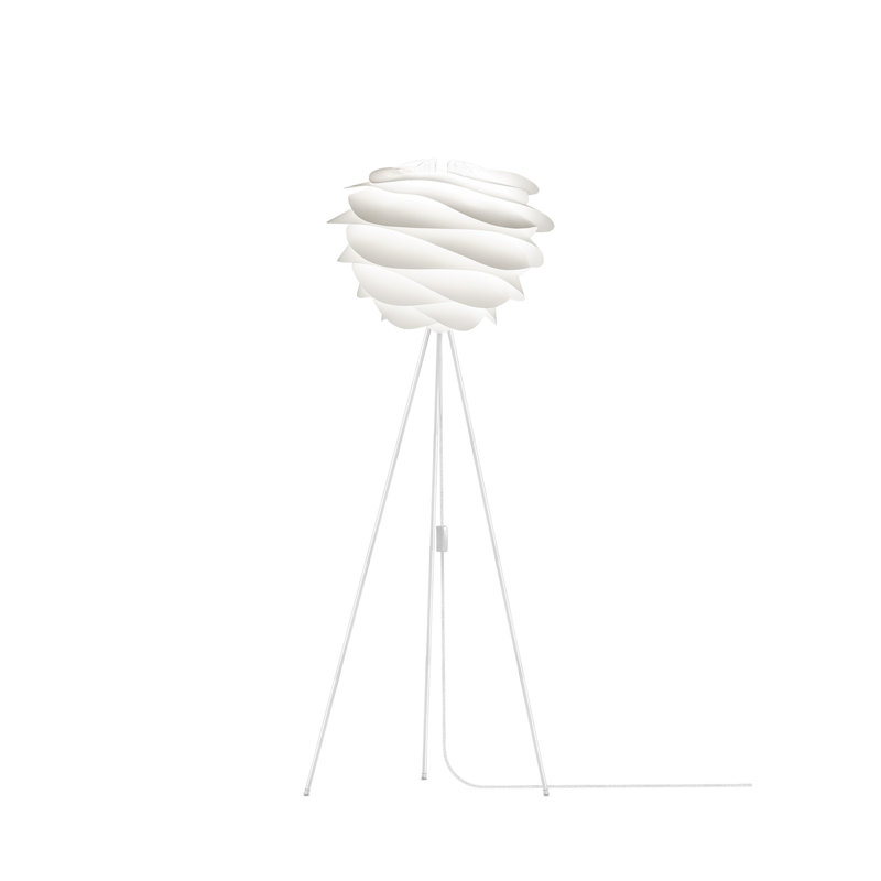 Lampe trépied 61 po Carmina, Blanc