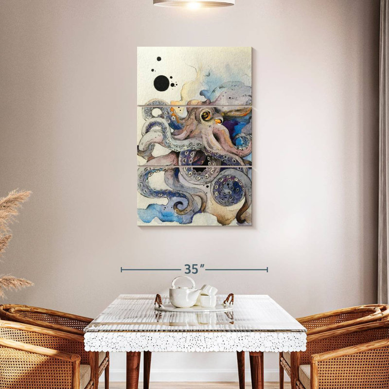 Brampt Dreamy Octopus, 23" H x 14" W