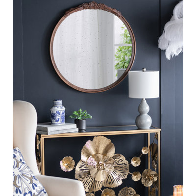 Miroir rond manufacturé