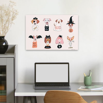 Lick Or Treat X - Animals Black Brown Dog Art