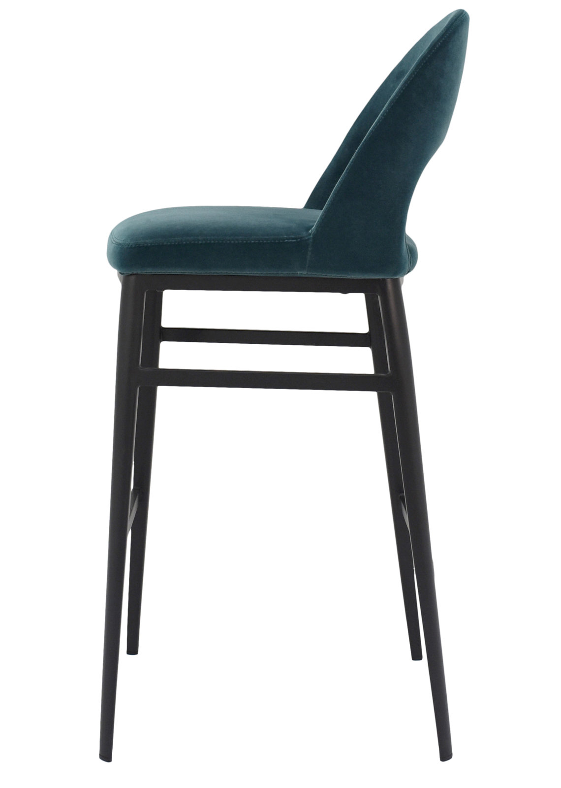 Ariana Bar and Counter Stool, Teal, Bar Stool (27" Seat Height)