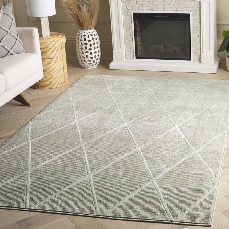 Tapis géométrique Lariyah Performance, Rectangle 5 pi 3 po x 7 pi 7 po