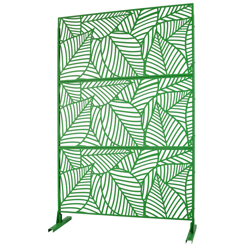 Écran d'intimité extérieur et intérieur H 76 po x l 48 po, Green