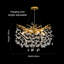 Grand lustre moderne en cristal Glam Chandelier-619454855