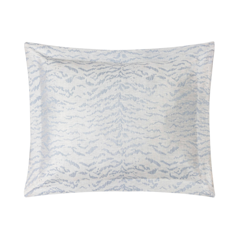 Raja Animal Print 100% Linen Sham, Raja Coast, King