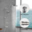 Pomme de douche avec système de douche à main avec pomme de douche à pluie 8 po-129750310