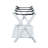 Shelf-White Luggage Rack, 26.75" Wide