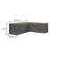 Premium 250cm Outdoor Patio Sectional Cover