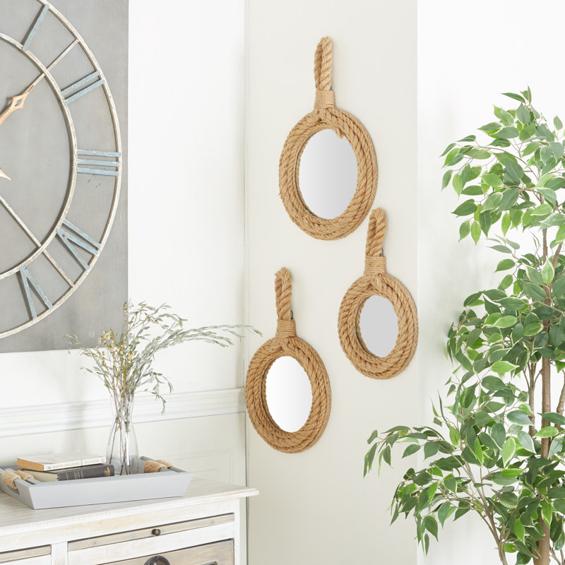 Ensemble de 3 miroirs muraux Amiyah