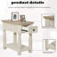 Table de bout polyvalente avec compartiment de rangement caché, facile à assembler, convenant à la chambre à coucher ou au salon