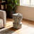 Cement Outdoor End Tables Side Table