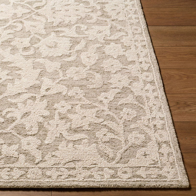 Konya Handmade Area Rug, Beige/Ivory/Taupe, Rectangle 5' x 7'6"