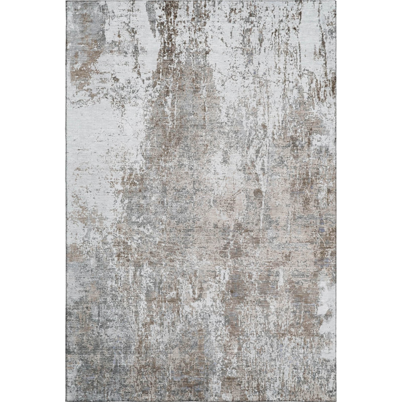Premium Machine Washable Mayfield AMF1765 Modern Rug, Rectangle 10' x 14'