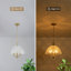 Lustre vintage en verre taillé en diamant | Luminaire suspendu en laiton 3 lumières avec chaîne réglable | 20 à 97 po de hauteur | Homologué UL / ETL