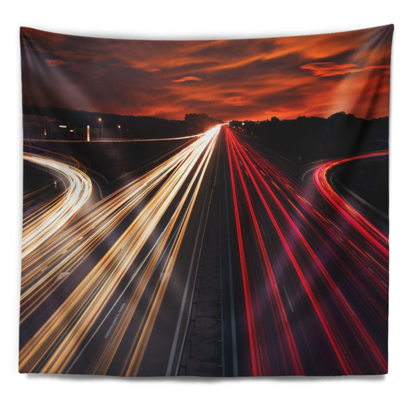 Tapisserie Cityscape Speed Trails, H 50 po x l 60 po