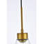 Luminaire suspendu conique à 1 lumière Okelly-1350956796