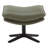 Genuine Leather Swivel Lounge Chair With Ottoman-118092875