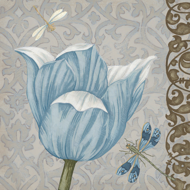 Garden Romance IV by June Erica Vess - Wrapped Canvas Painting, 122cm H x 122cm W