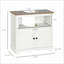 Cabinet de salle de bain pratique sous le lavabo, armoire de rangement sur piédestal