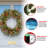 Frosted Pine Berry Wreath with Battery Operated LED Lights-1309765269