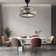 18" Pellenberg 5-Blade Crystal Ceiling Fan with Remote Control and Light Kit Included