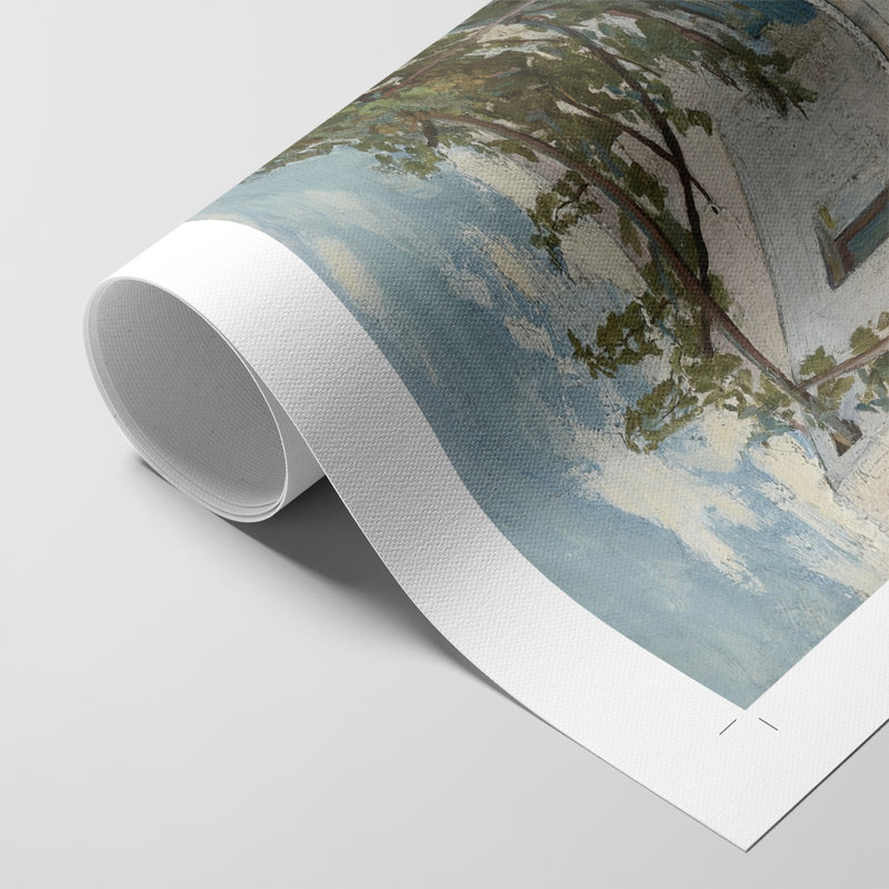 Paysage rétro CCV III - reproduction de toile seulement - non encadrée, H 18 po x l 12 po