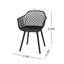 Chaise coquelicot (ensemble de 2)