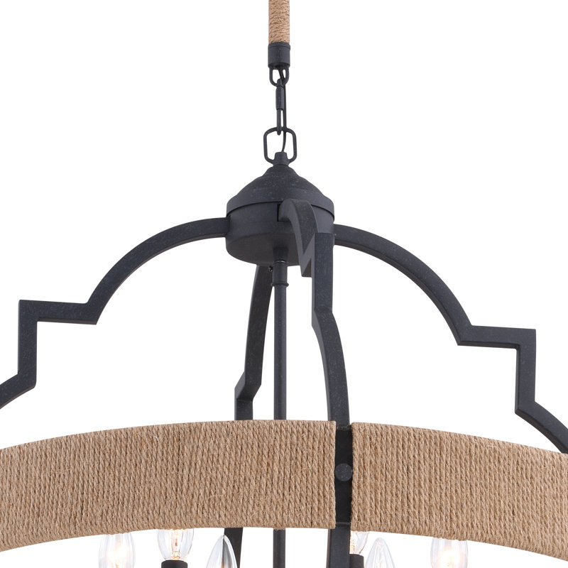 Keeble - Light Textured Gray Single Pendant, 30" H x 25" W x 25" D
