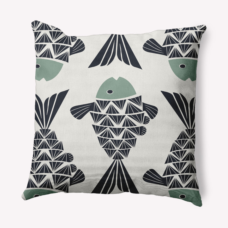 Housse de coussin et insert Big Fish Coastal, Sauge, 20 po x 20 po