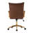 Dareece Leather Task Chair with Padded Arms-72061606