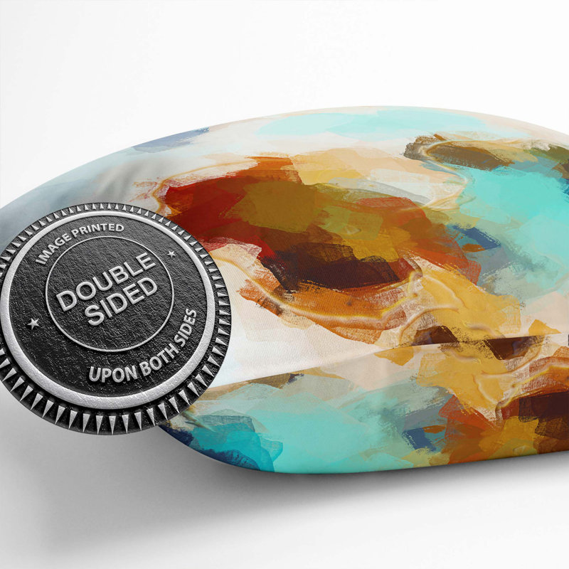 Abstract Square Cushion, 40cm H x 40cm W x 15cm D