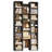 Beetner 71.3''H 8-Tier Cube Bookcase, Media Storage Shelves (Adjustable Shelves)-2069356406