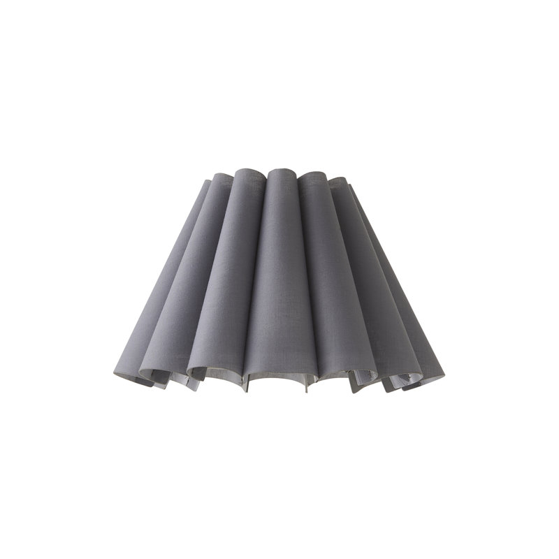 15.5cm H Linen Blend Empire Lamp Shade ( Slip-On ), Grey