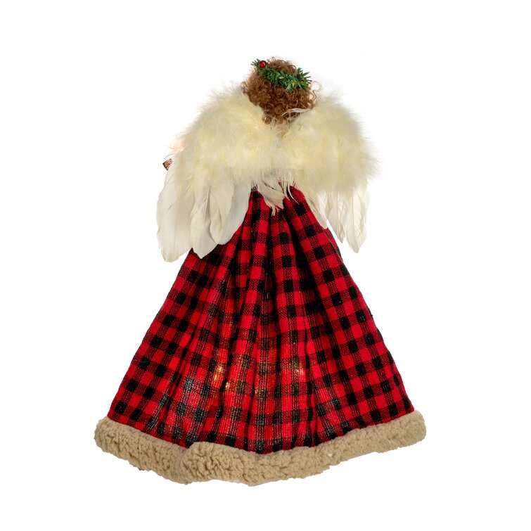 Fabric People Tree Topper - Lighted