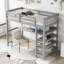 Lit mezzanine simple avec tablettes de rangement-738027888-738027889