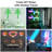 Corrigan Studio 40 Block Smart LED Hexagonal Light Panel Touch Sensitive Magnetic Wall Mount DIY