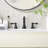 Signature Collection Two-Handle 6" to 10" Widespread Lavatory Bathroom Faucet with Drain Assembly - Matte Black-121632817