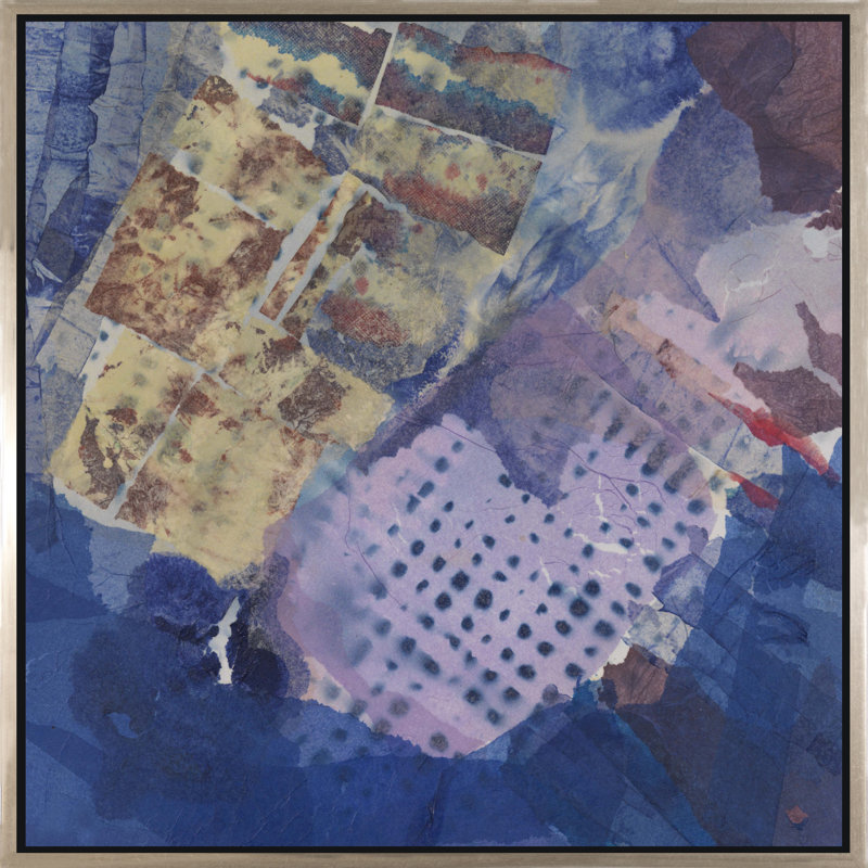 «Patterns of Purpose», peinture sur toile à cadre flottant